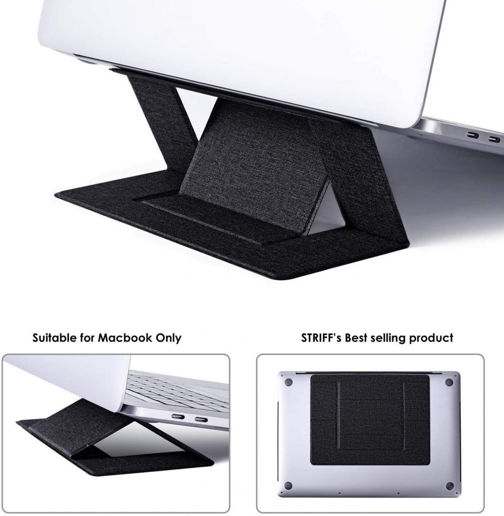 STRIFF Adjustable Laptop Stand And Phone Stand White LSABS1W STRIFF